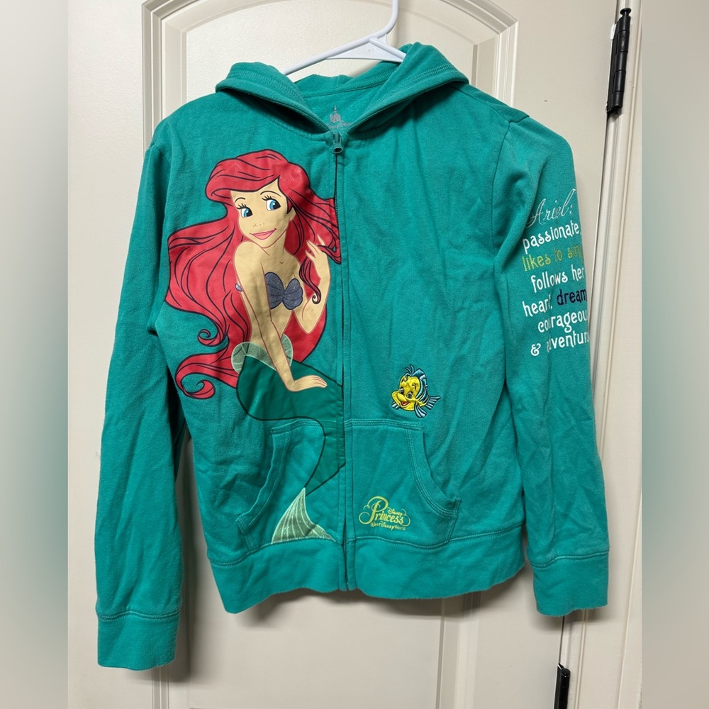 EUC Disney Parks Child Ariel Hoodie
